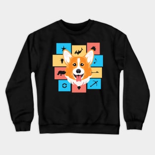 Rapunzel the Corgi (AKA Lydia Spring) Crewneck Sweatshirt